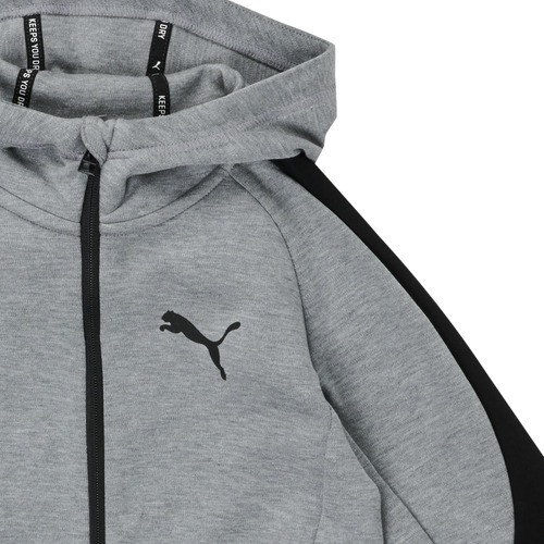 Puma - EVOSTRIPE CORE FZ HOODIE - Gris