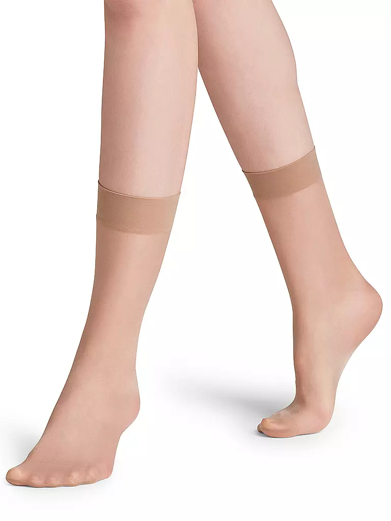 FALKE Söckchen SEIDENGLATT 15 DEN cocoon beige