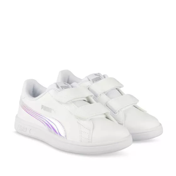 Baskets BLANC PUMA Smash V2 Holo V Inf
