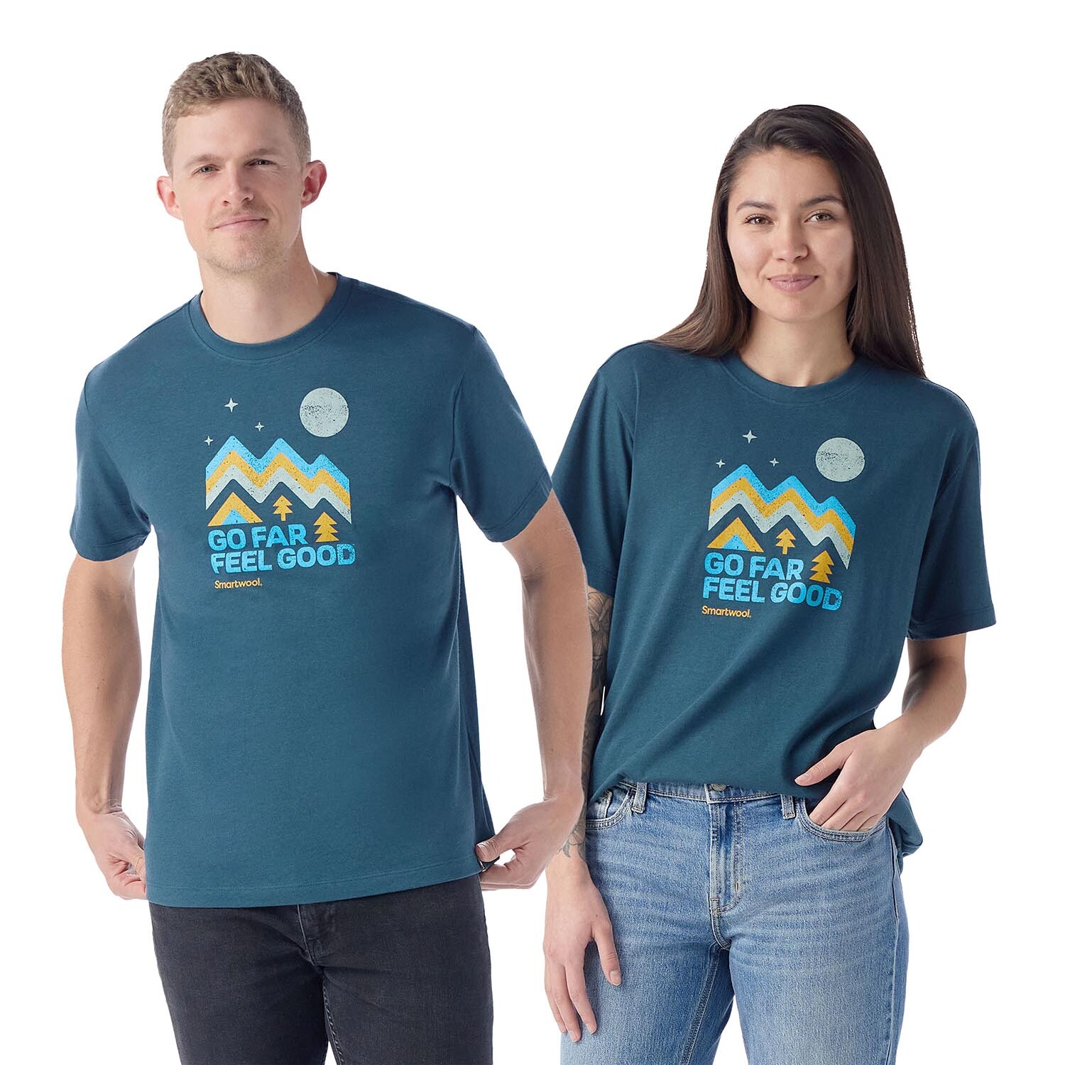 Smartwool Mens Alpine Sky Graphic S/S Tee Slim Fit