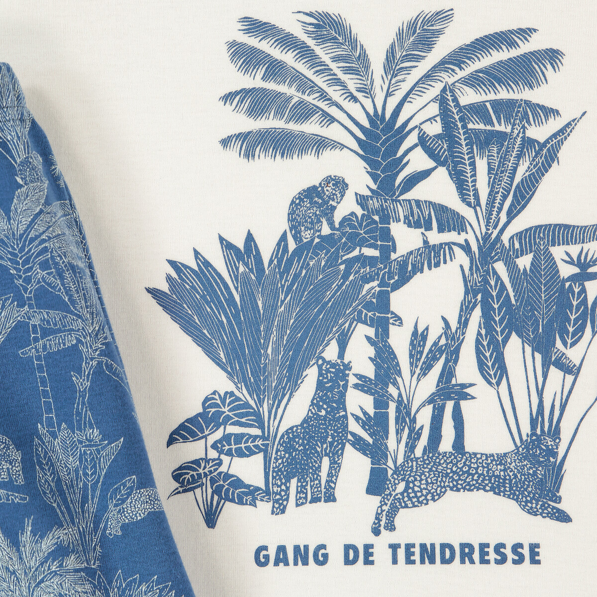 COLEÇÕES LA REDOUTE<br>Pyjashort com palmboomprint
