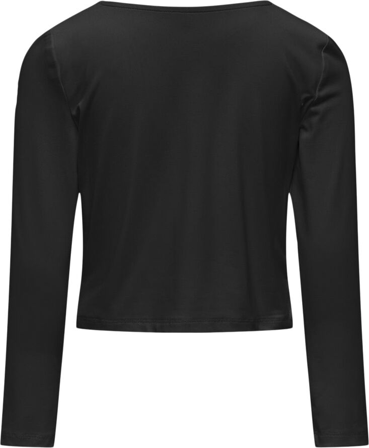 ONLY KOGEA L/S 2-WAYS TOP JRS Sort