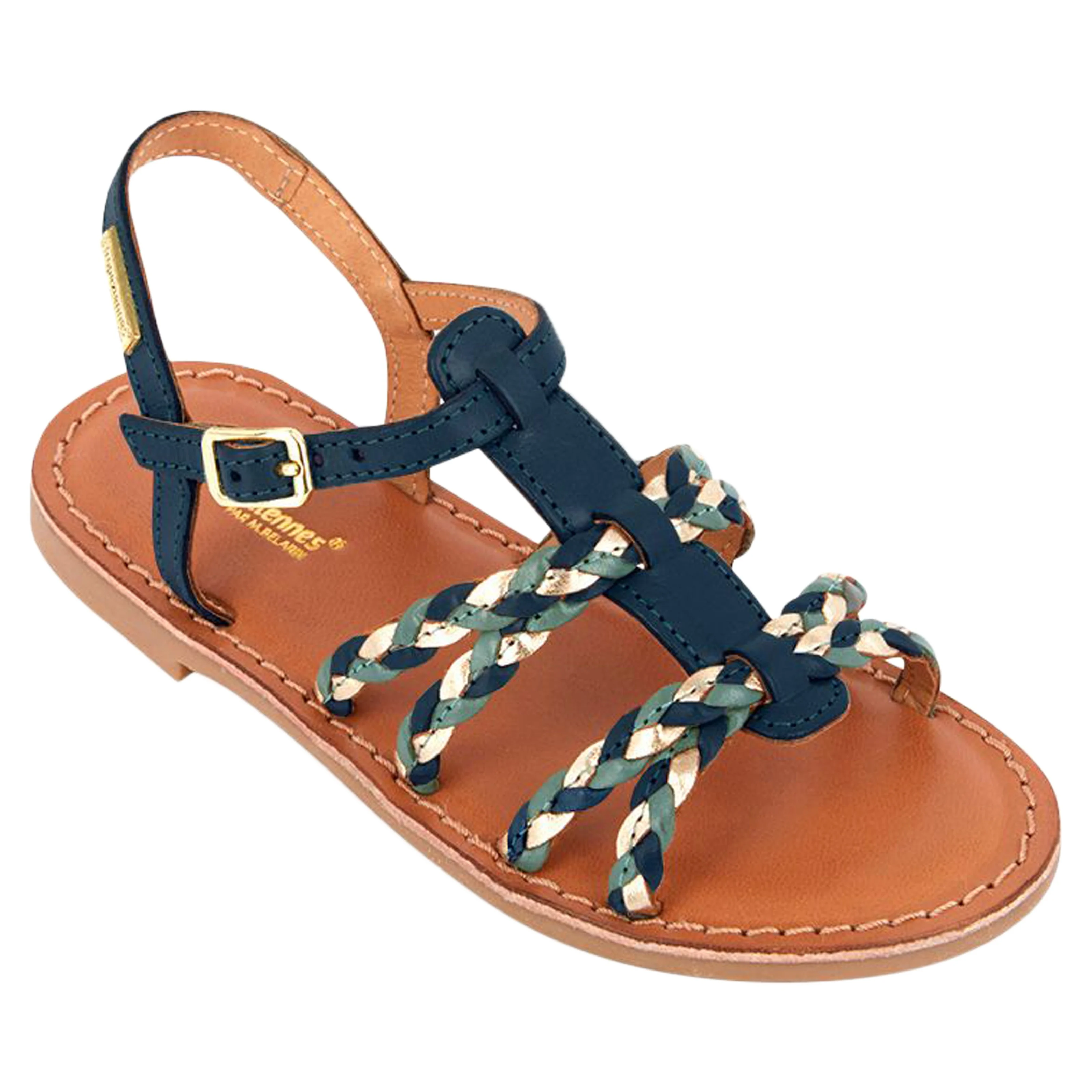 Sandale cuir enfantbaia 423 | Bleu