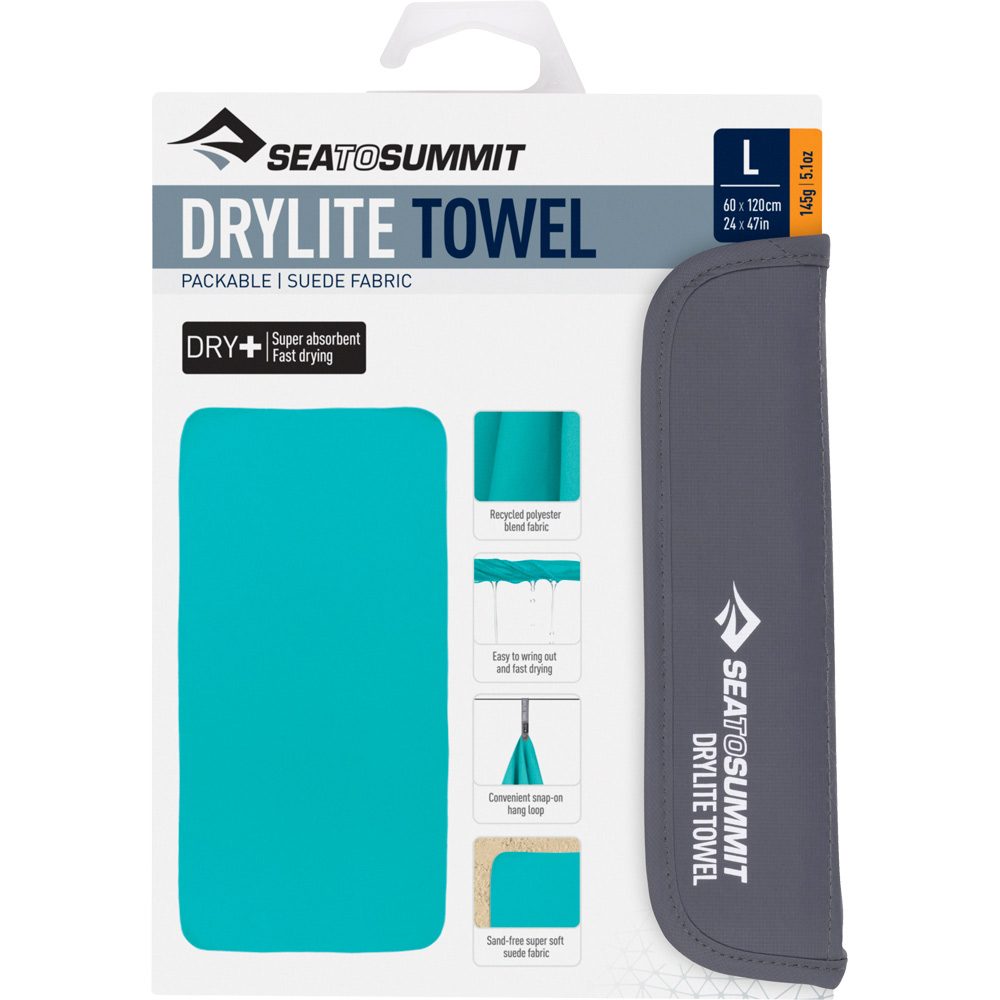 Sea to Summit DryLite Towel Reisehandtuch Large baltic