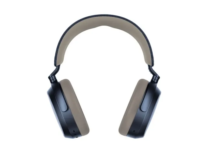 Sennheiser MOMENTUM 4 - Hovedtelefoner med mik. - fuld størrelse - Bluetooth - trådløs, kablet - aktiv støjfjerning - 2,5 mm jackstik, USB-C - denim