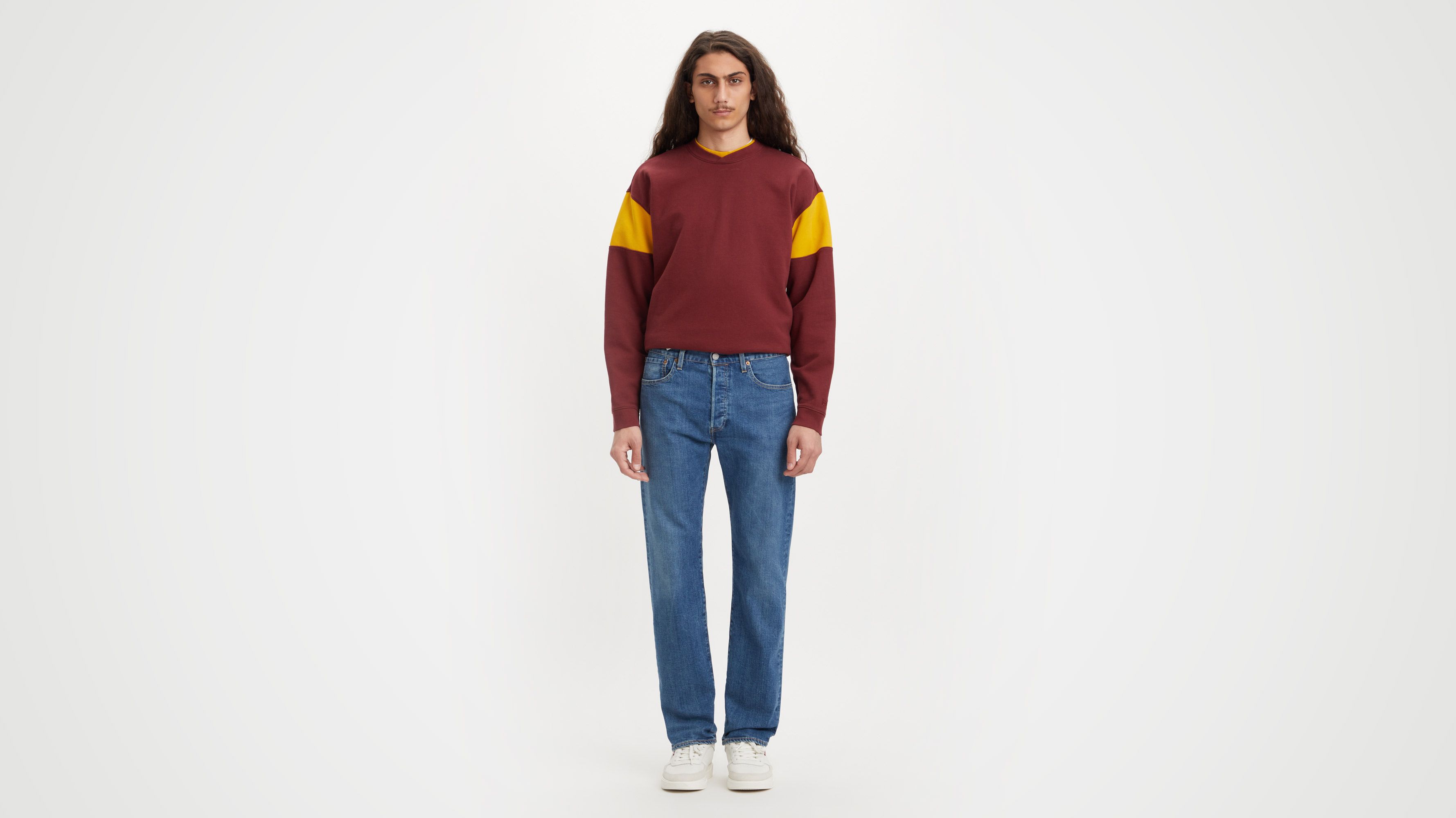 Jean 501® Levi's® Original - Medium Indigo Stonewash - Bleu