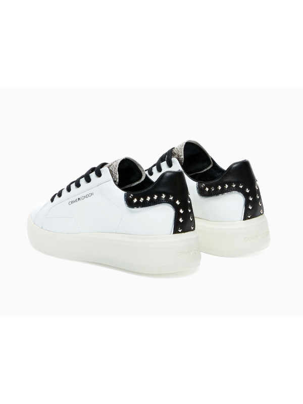 Sneakers Low Top Level Up Blanc - Crime London
