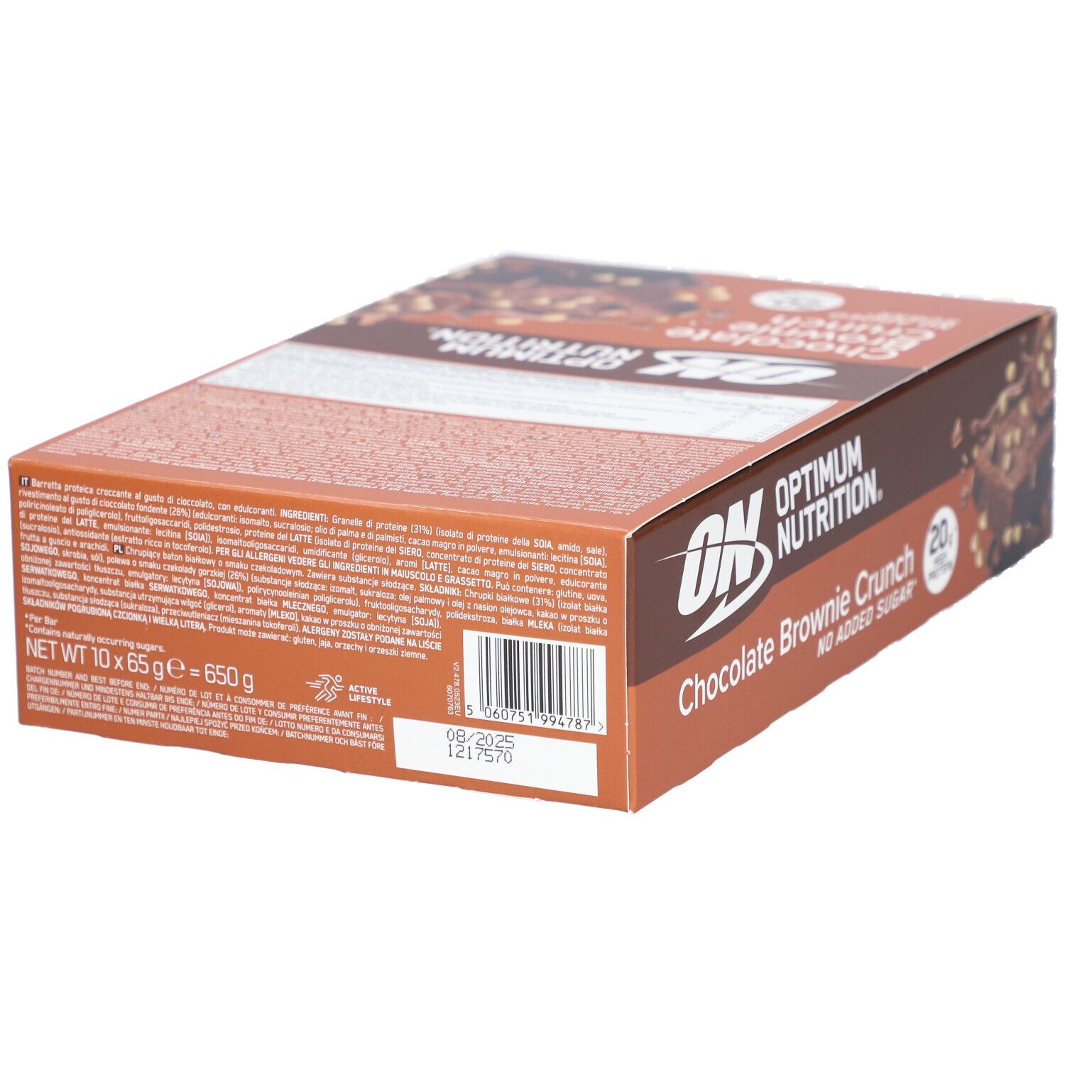 Optimum Nutrition PROTEIN BARS Chocolate Brownie Crunch