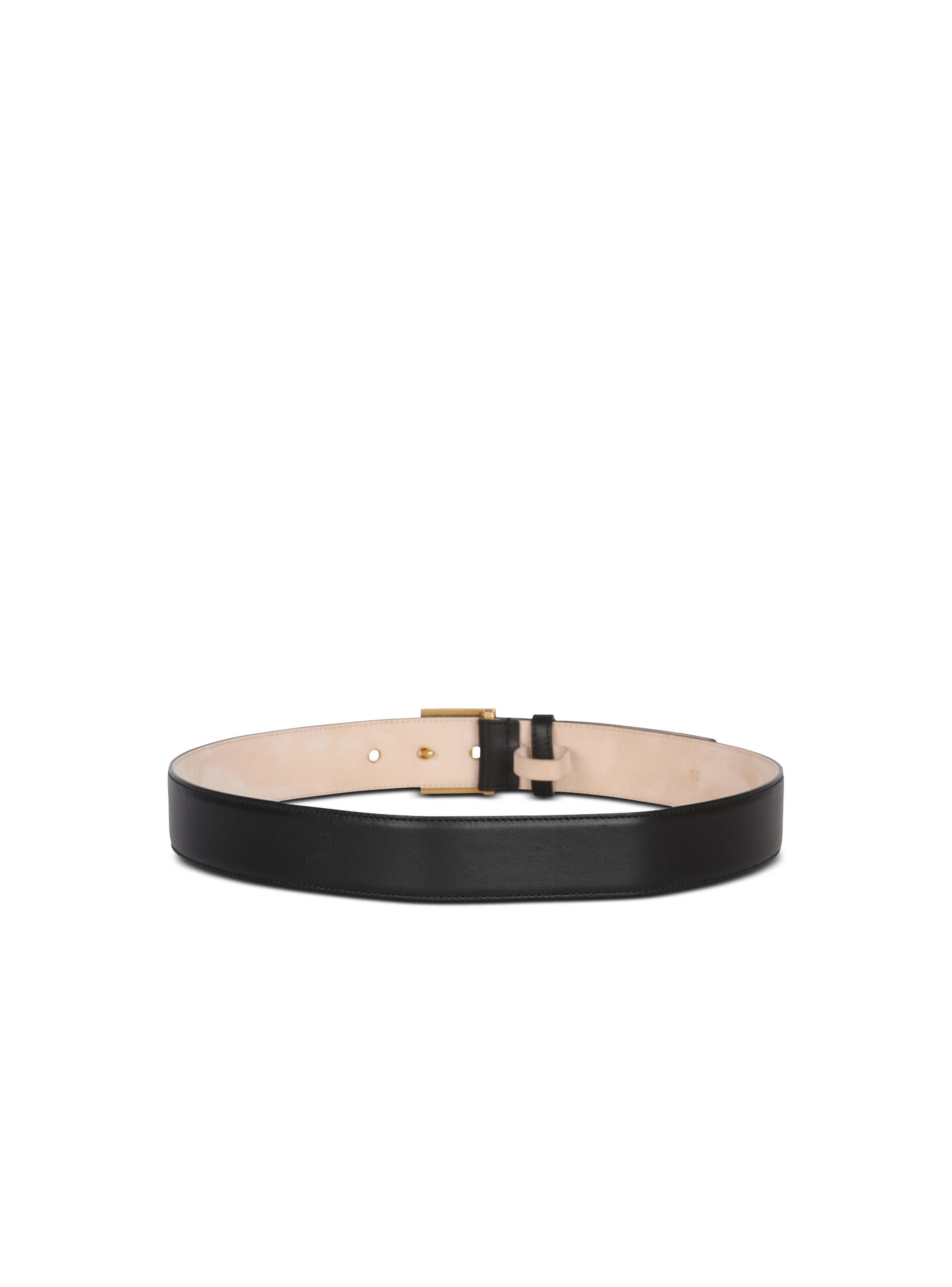 BALMAIN Ceinture p-belt en cuir - Noir