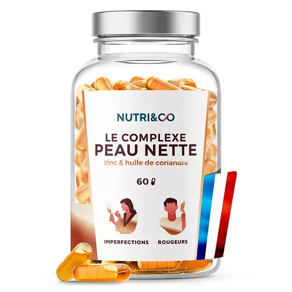 Nutri&Co Clear Skin Complex Combate Imperfeições e Acne Vegano 60 cápsulas