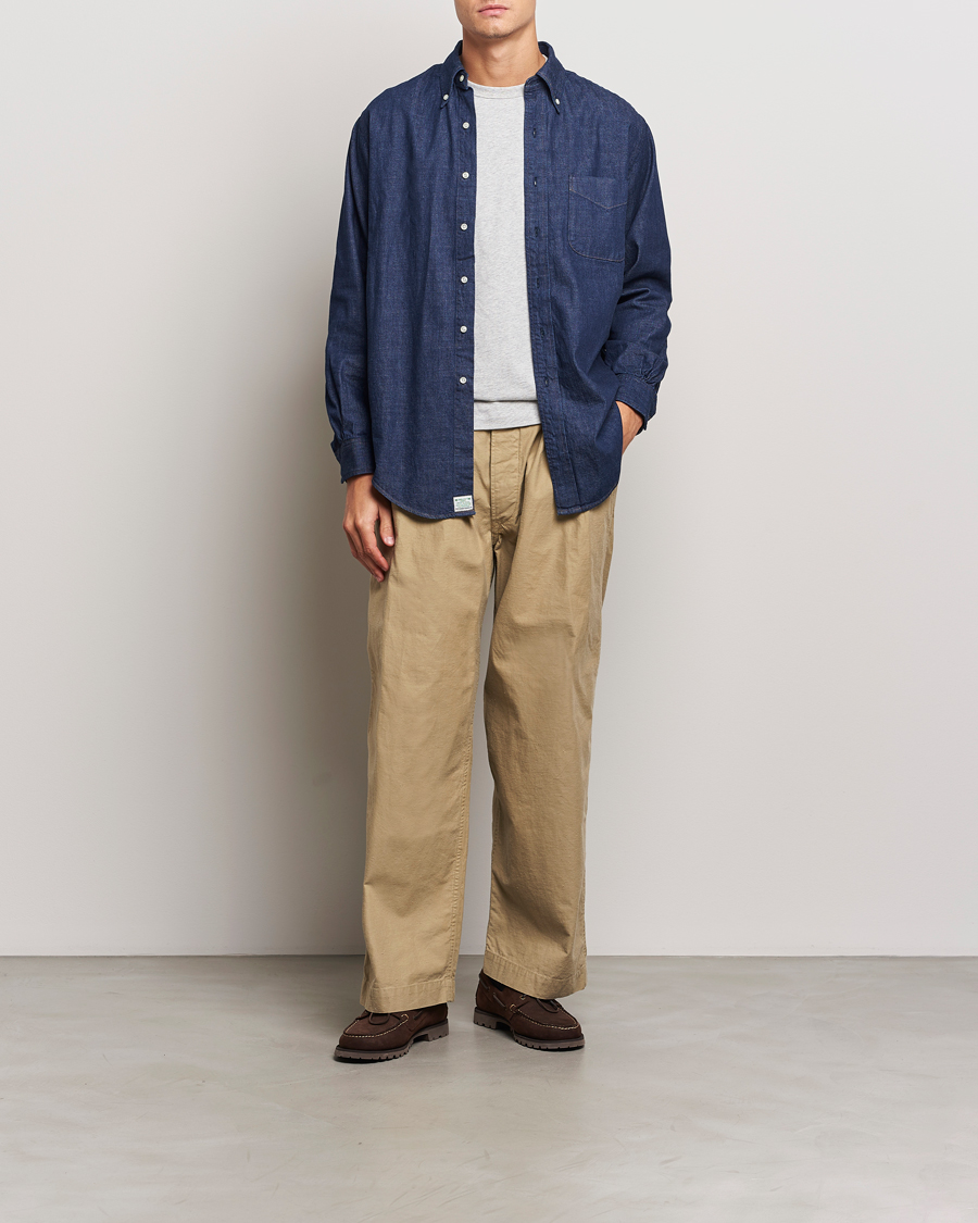 orSlow Denim Button Down Shirt One Wash