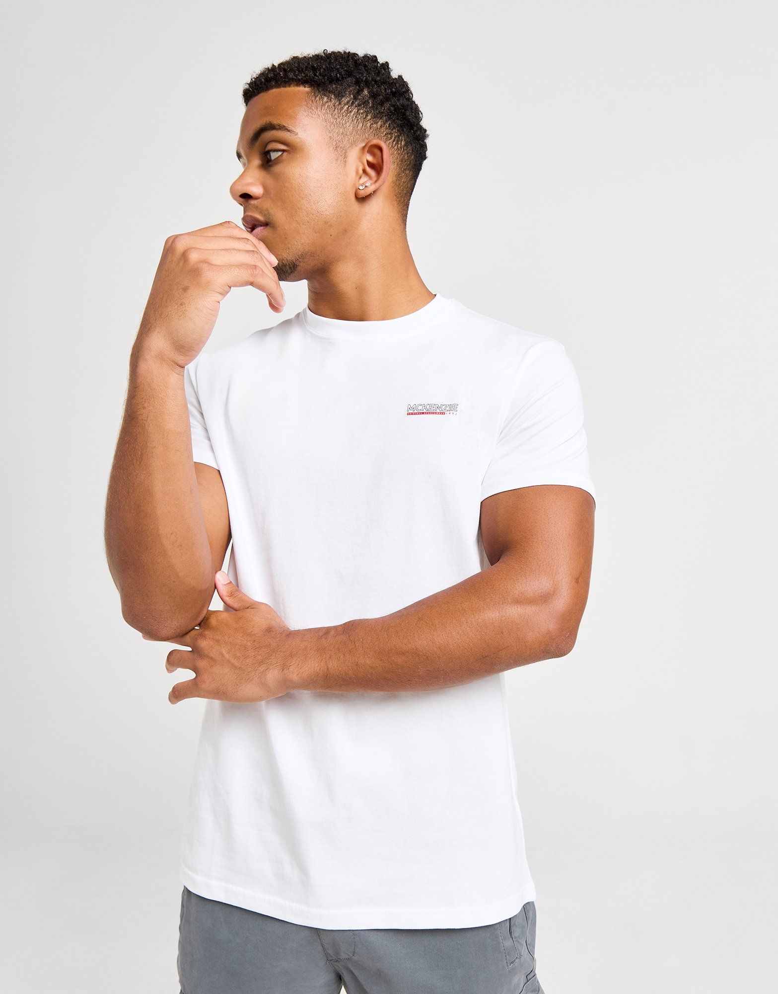 McKenzie Lot de 2 T-shirts Essential Homme