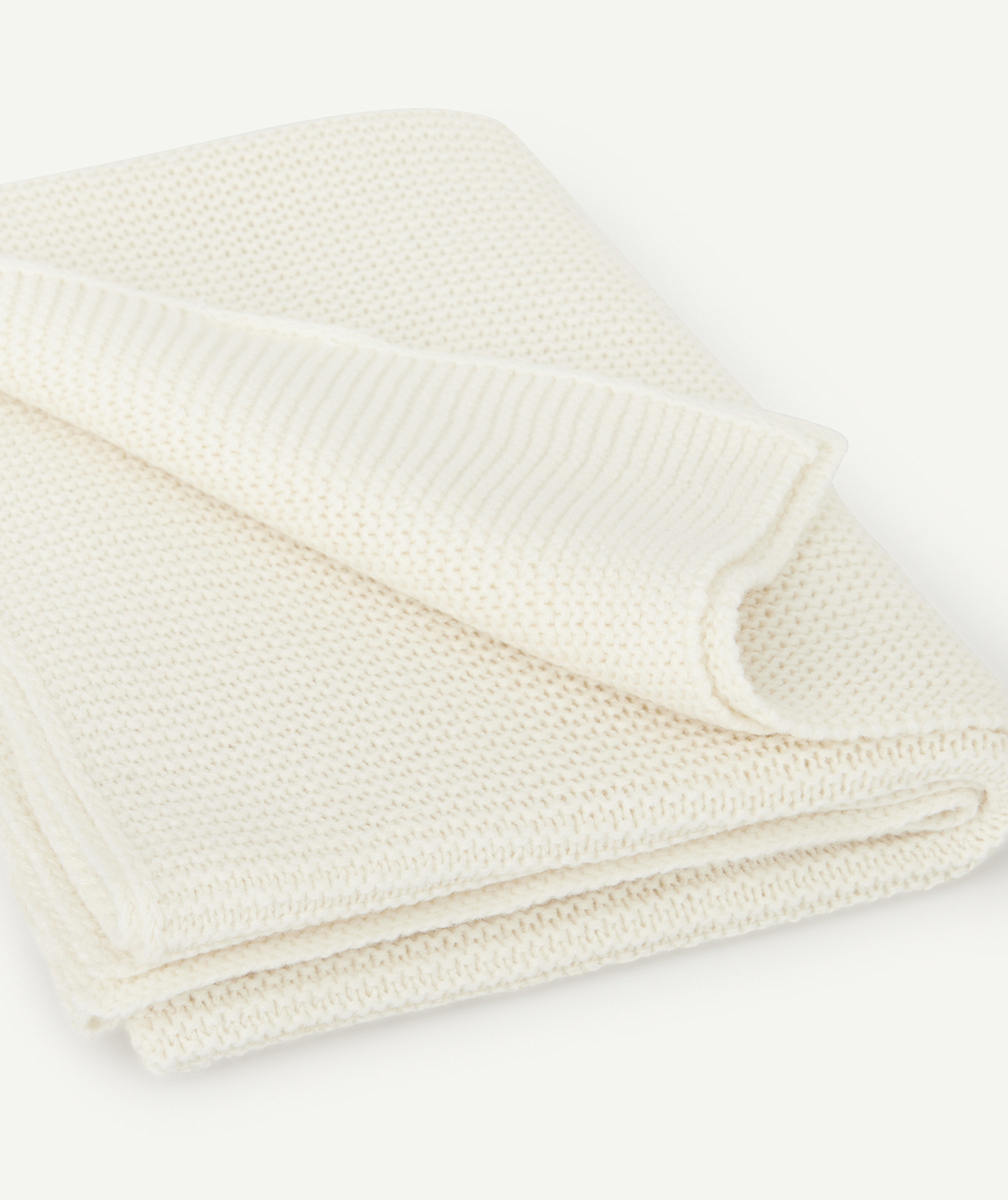 JOLLEINCOUVERTURE BÉBÉ 75X100CM BEIGE EN COTON