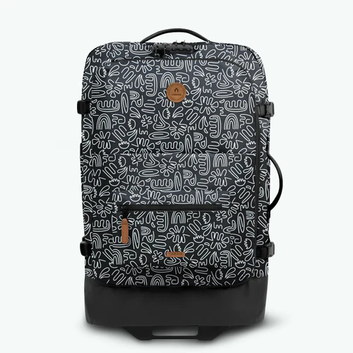 Valise souple 2 roues medium Amiens noir