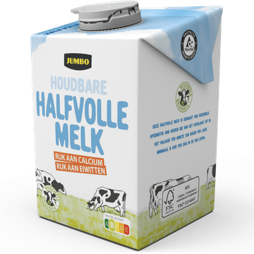 Jumbo Houdbare Halfvolle Melk 500ML