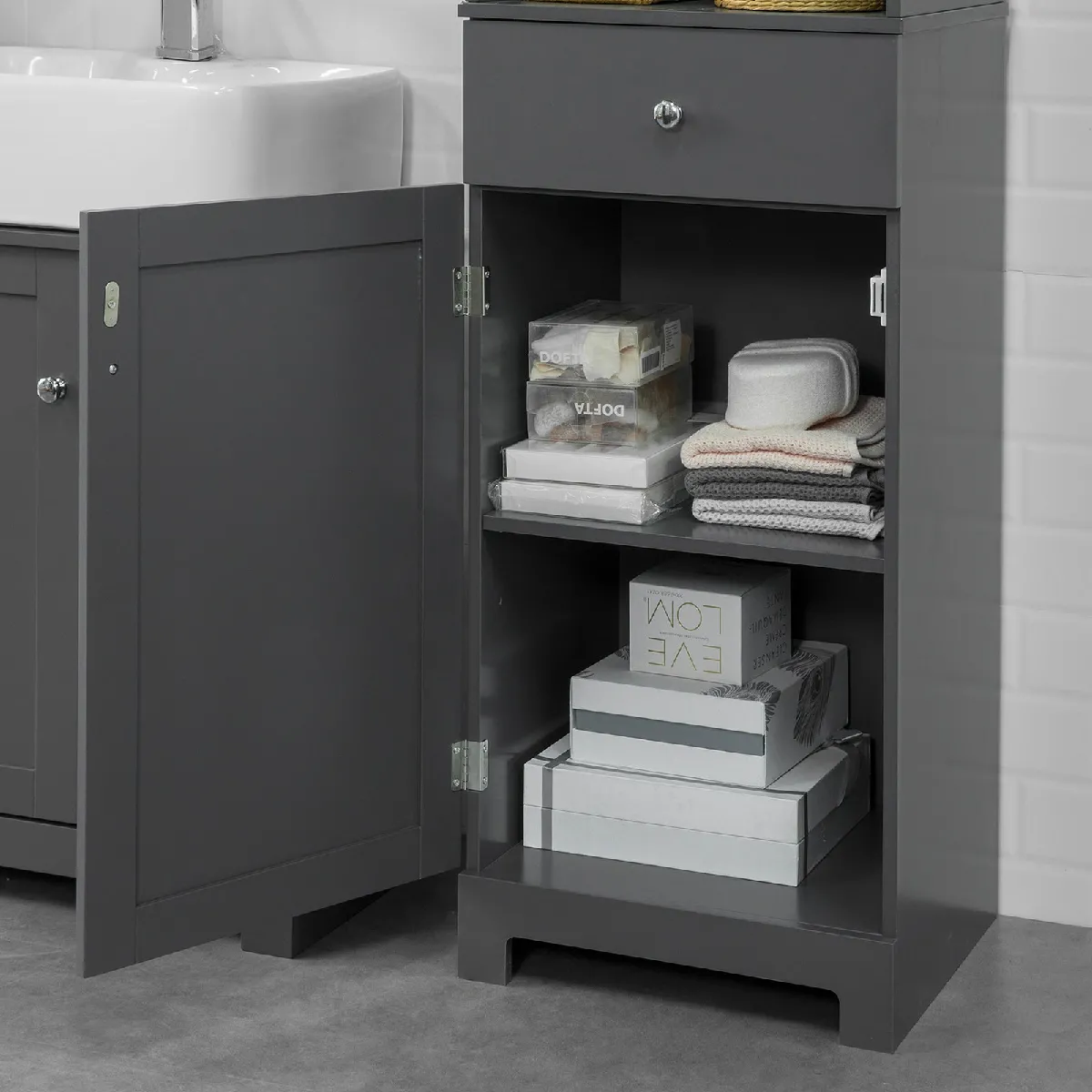 Sobuy BZR17-DG - Gris foncé