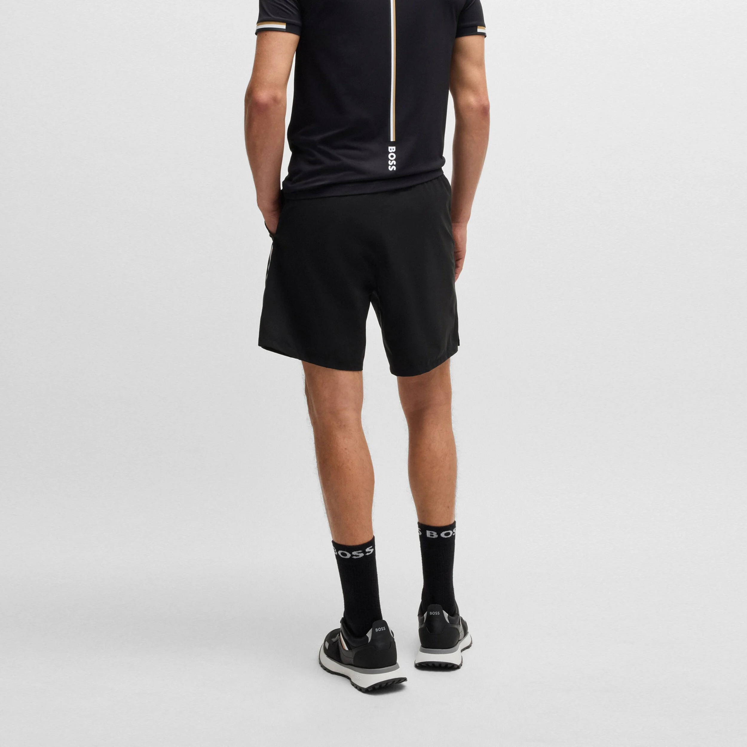 BOSS Score TOC 9inch Shorts Hommes - Noir