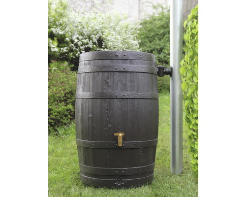 4rain Vino 250 liter regenton, donkerbruin