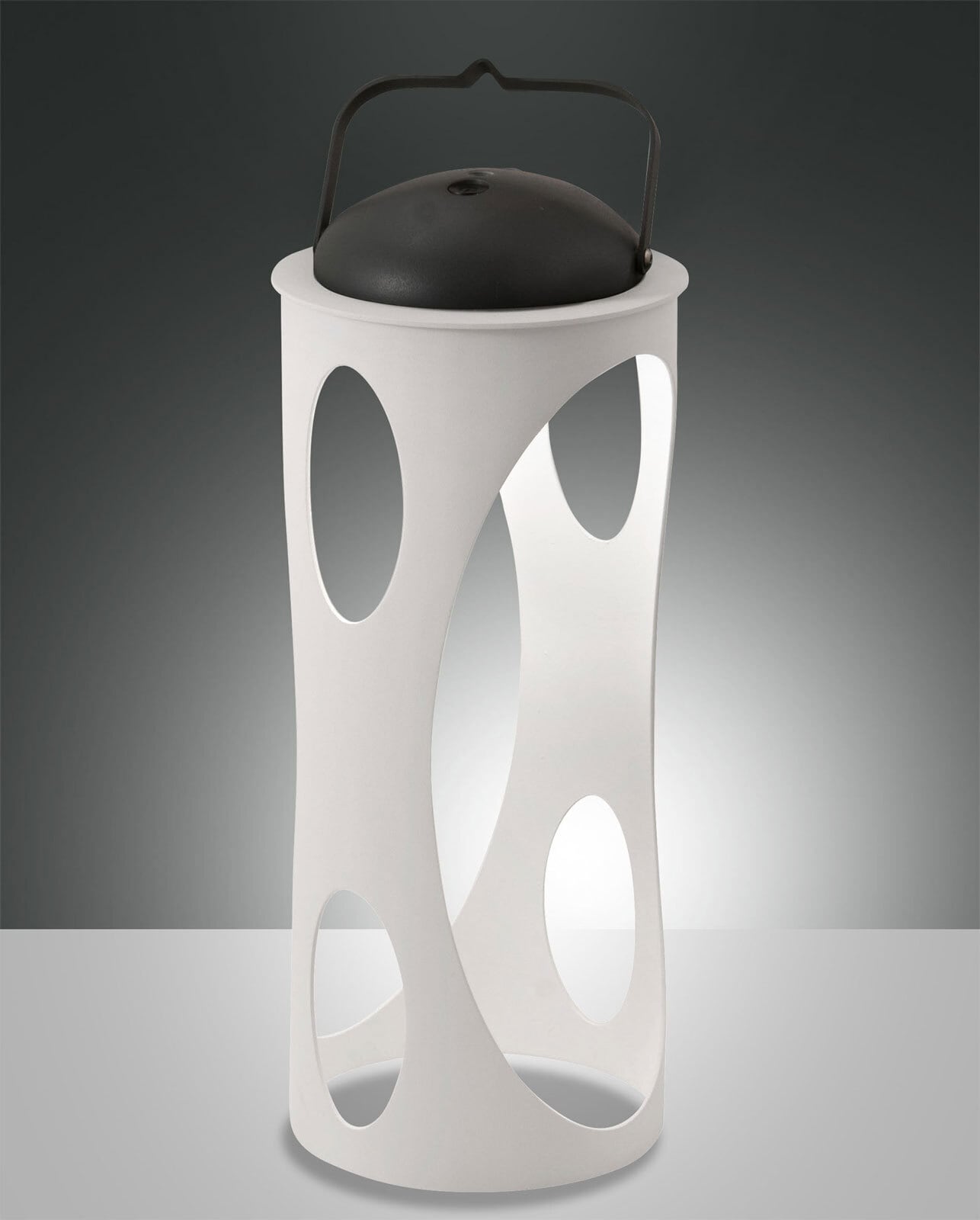 FABAS LUCE Akku LED Tischlampe CADDY weiß