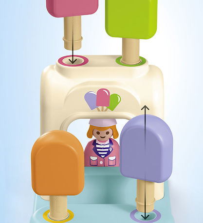Playmobil Junior - Erlebnisturm mit Eisdiele - 71703 - 18 Teile