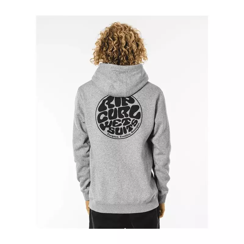 Sweat RIPCURL Wetsuit Icon Hood Grey Marle 2XL