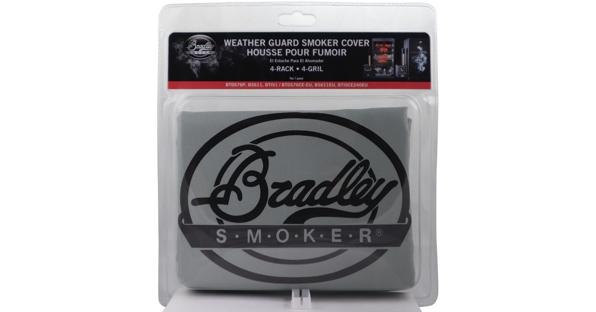 BradleyWeerbestendige hoes 4 Rack beschermkap  (Grijs, voor Bradley 4 rack - Original Smoker BS611EU )