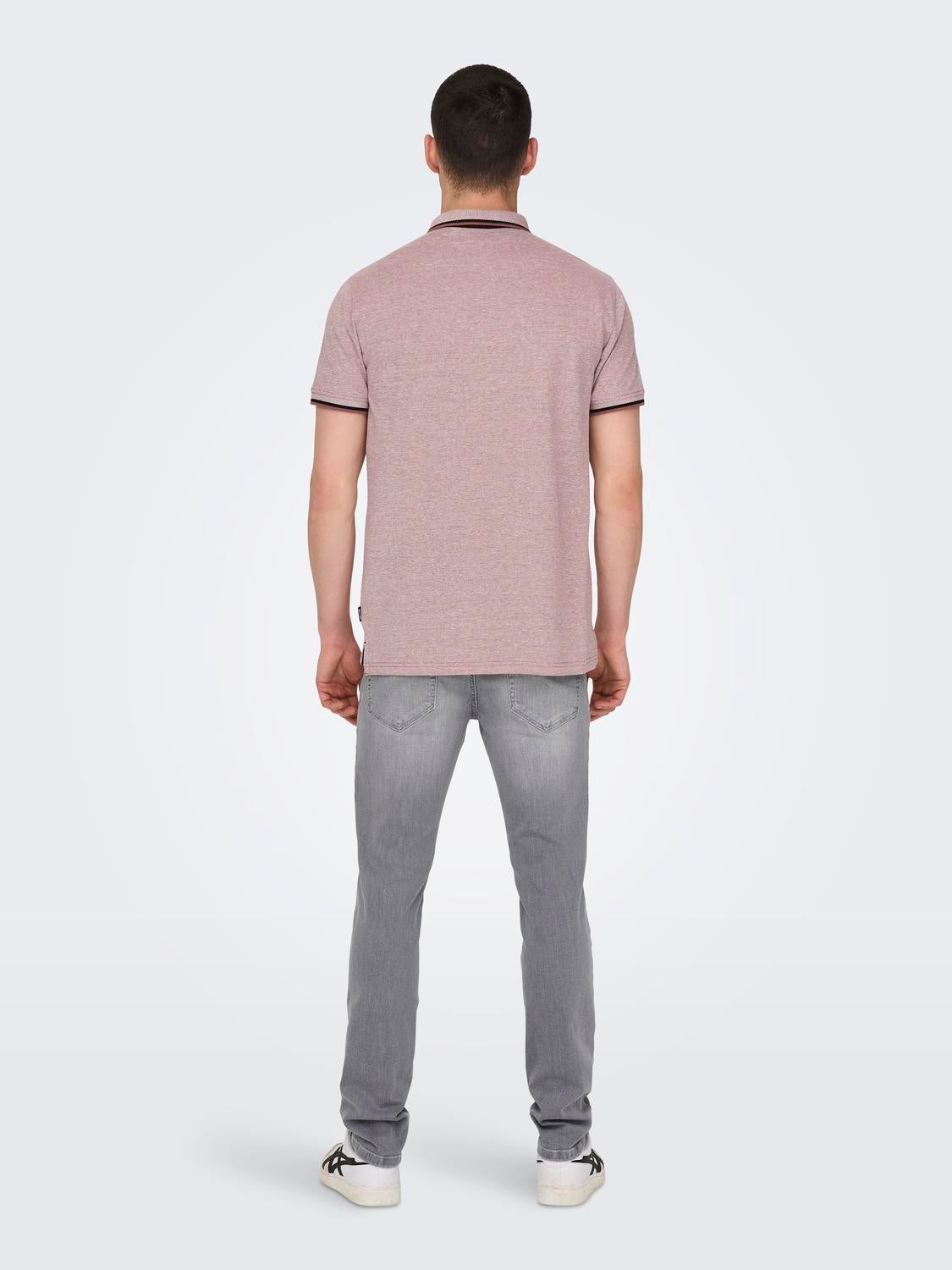 ONSFLETCHER Polo Copper Brown
