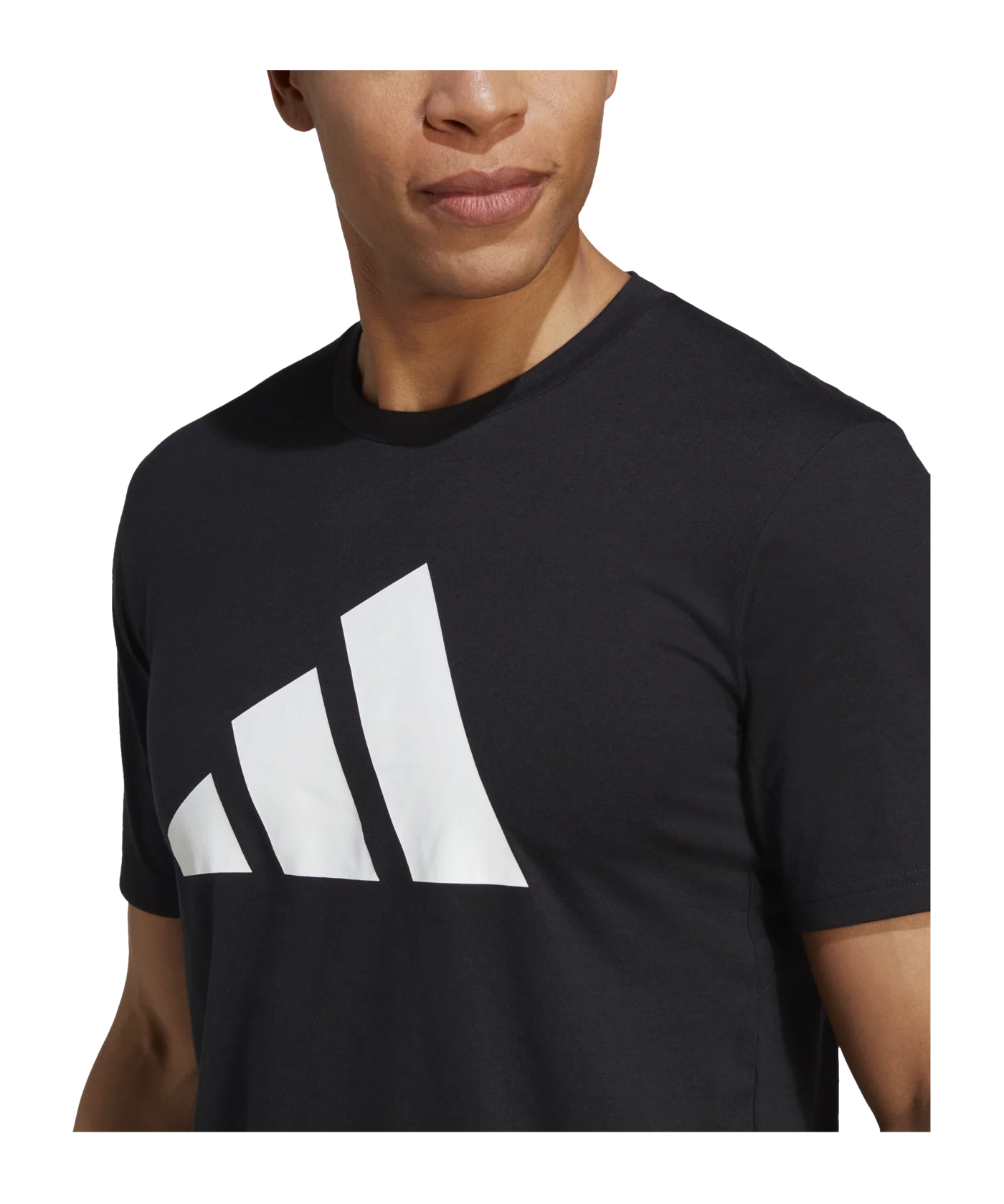 adidas Train Essentials Feelready Logo Training Tee Black