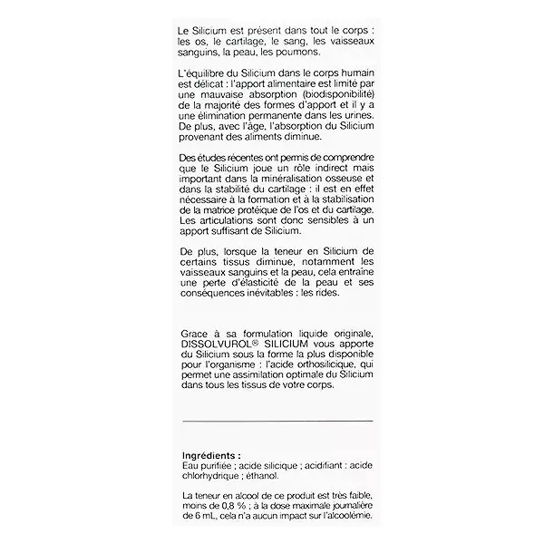 Dissolvurol Silicium 100ml