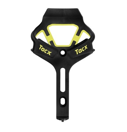Tacx Ciro carbon flaskeholder sort / fluo gul