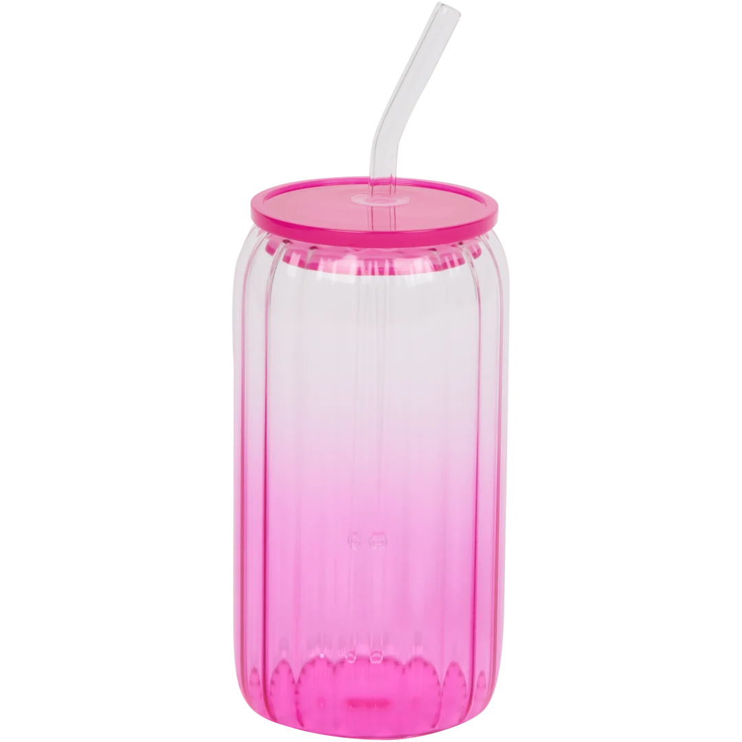Verre avec paille