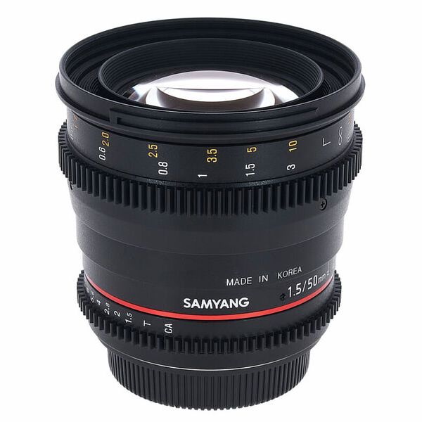 Samyang MF 50mm T1,5 Video DSLR II EF