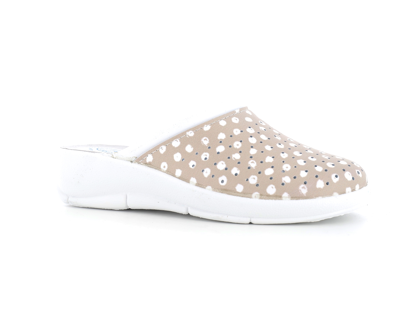 Alan-ALAPOIS Cuir Blanc Beige
