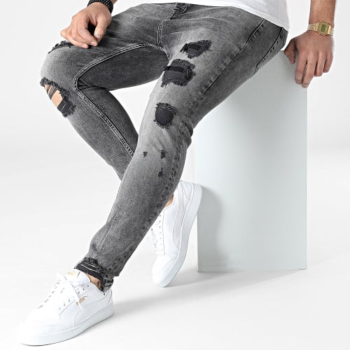 Jean Slim AT8157 Gris Anthracite