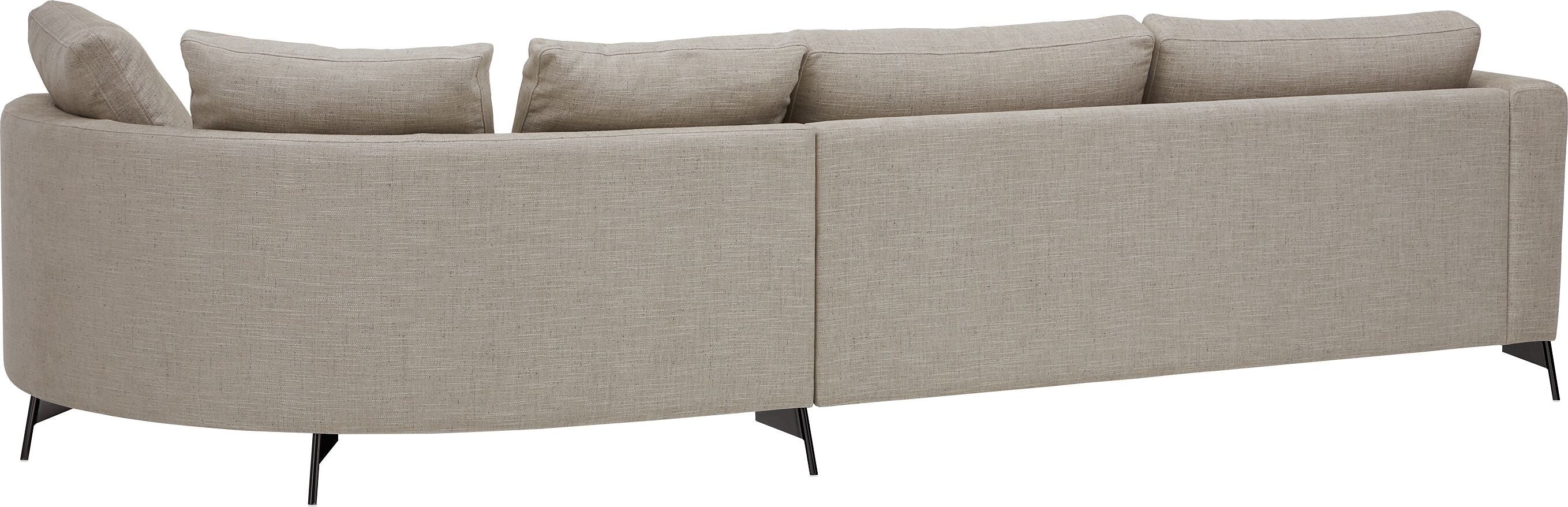 DIENER B St Brescia Ecksofa.r, beige - Beige / B: 309.0 cm x T: 148.0 cm x H: 81.0 cm
