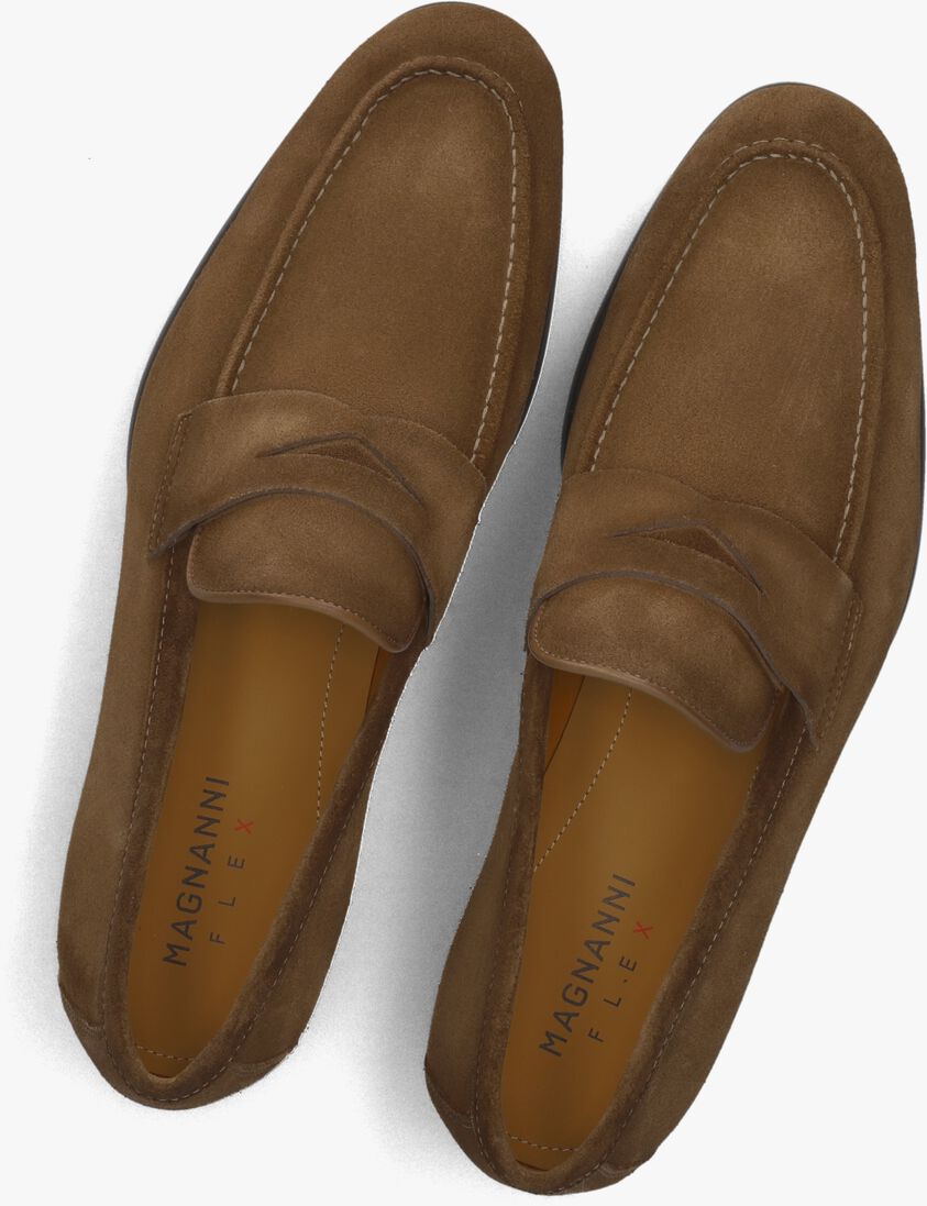 bruine magnanni loafers 25396