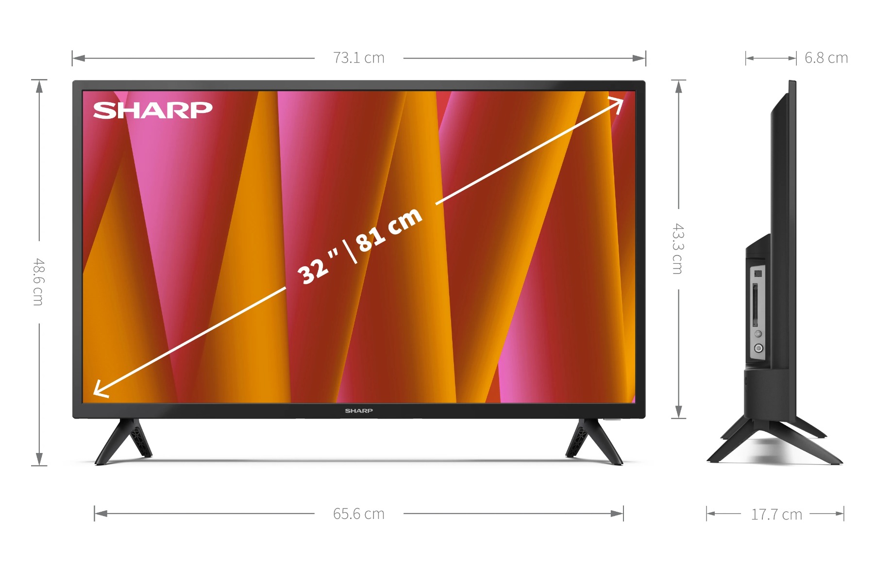 Sharp 32FG4 - LED - 32'' - HD Ready - Smart TV