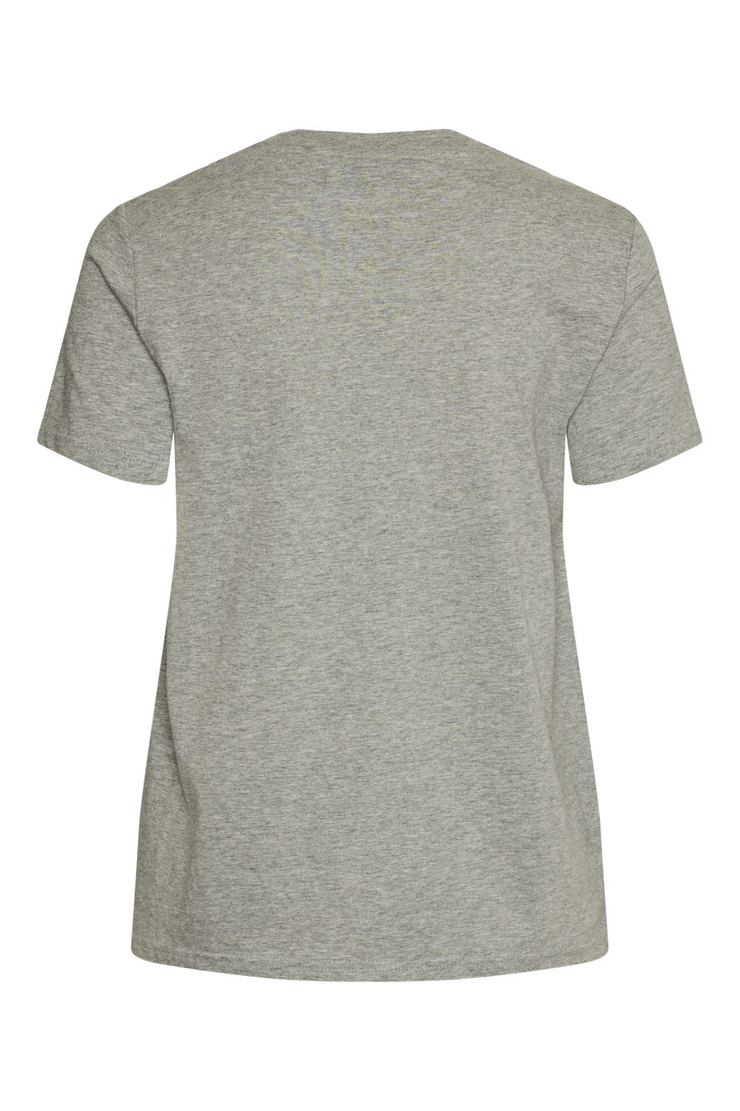 Pieces Pcaya Ss Tee Mm 4523982 light grey melange black holiday