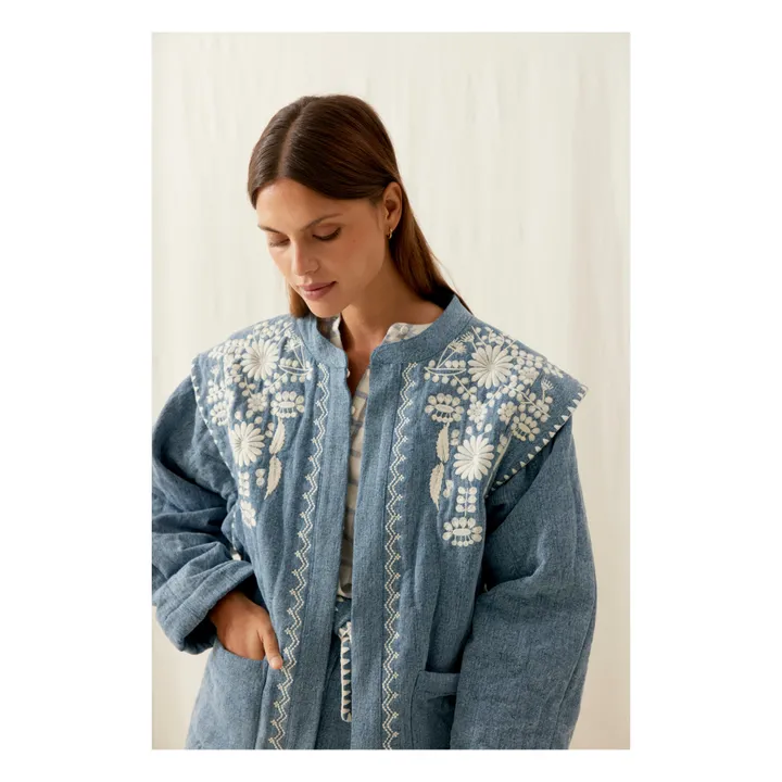 Louise Misha Veste Maurice - Collection Femme | Bleu