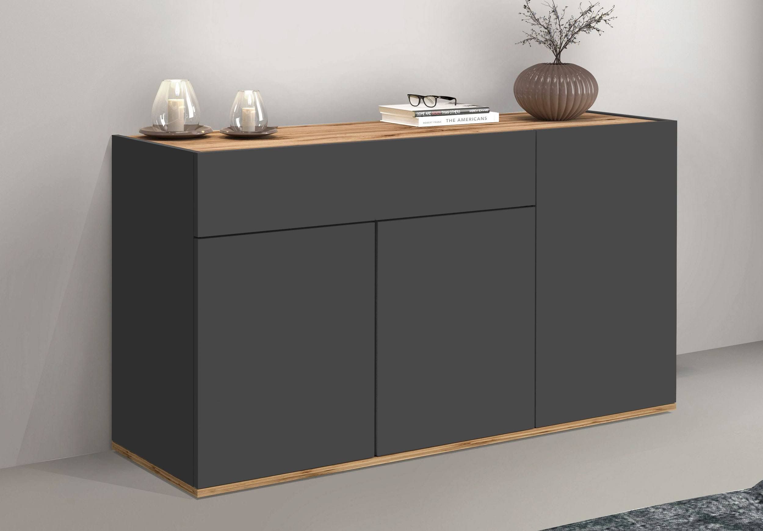 INOSIGN Sideboard Garda Kommode Schrank 3 Türen 1 Schublade Made in It