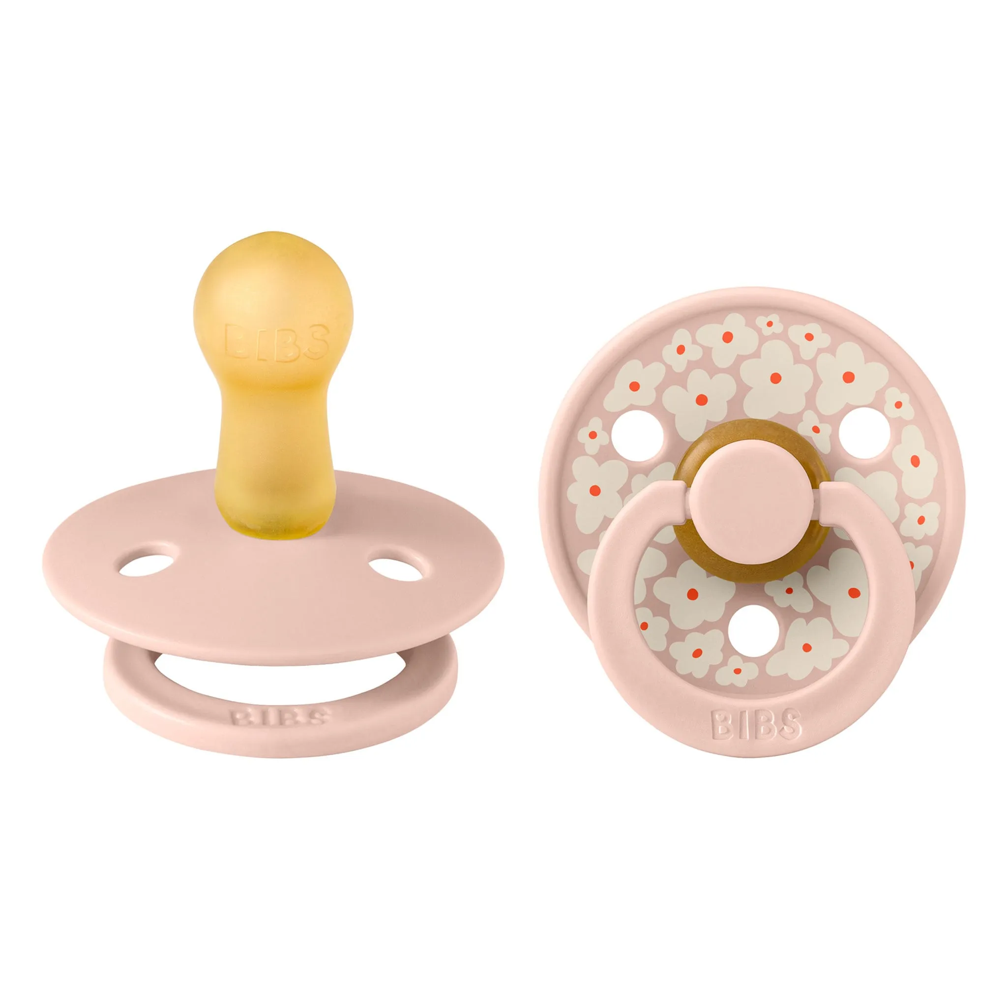 Bibs Suce Studio 6-18m Paquet de 2 - Daisy Blush (Grandeur 2)