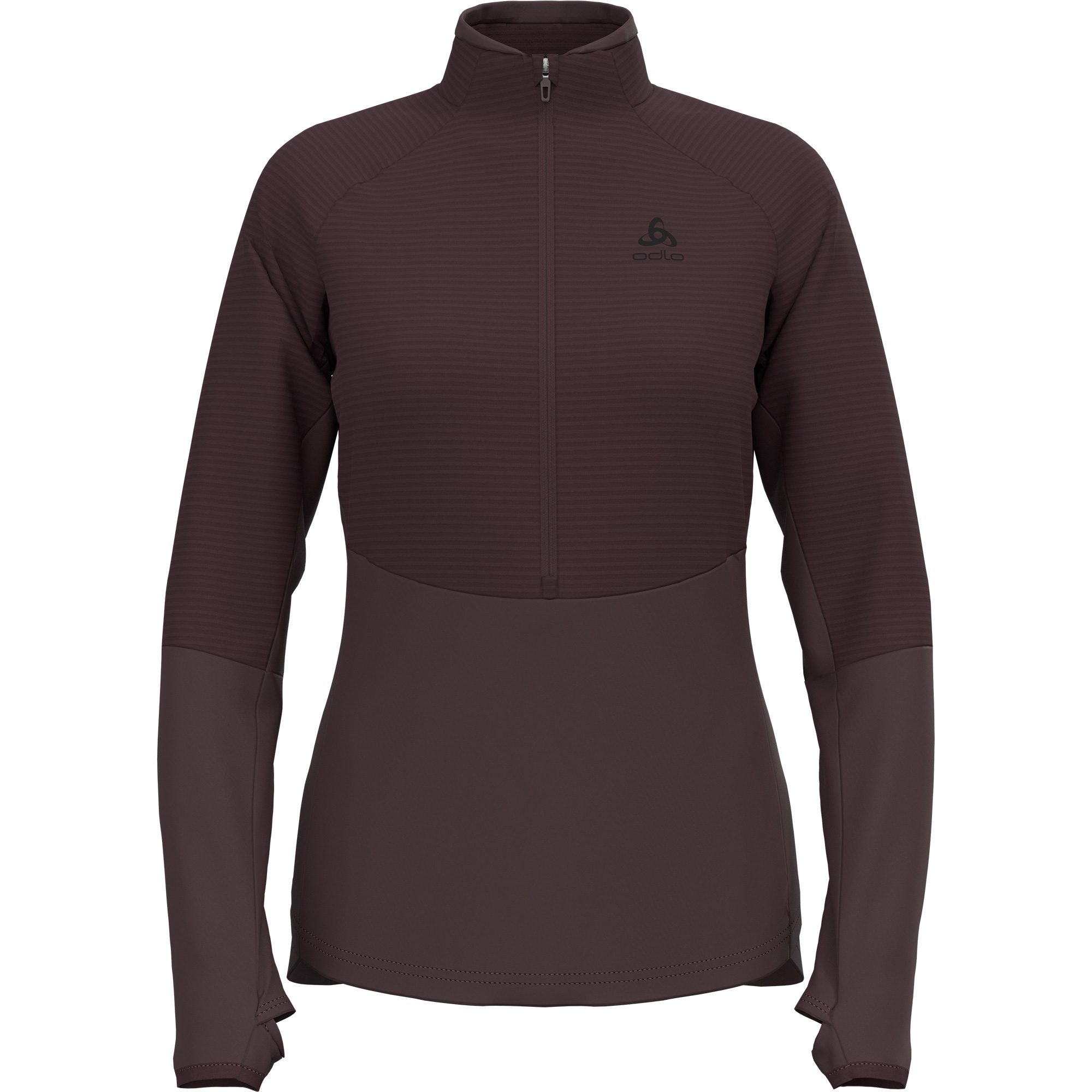 Odlo Descent Ceramiwarm 200 Sl 1/2 Zip Midlayer Damen fudge