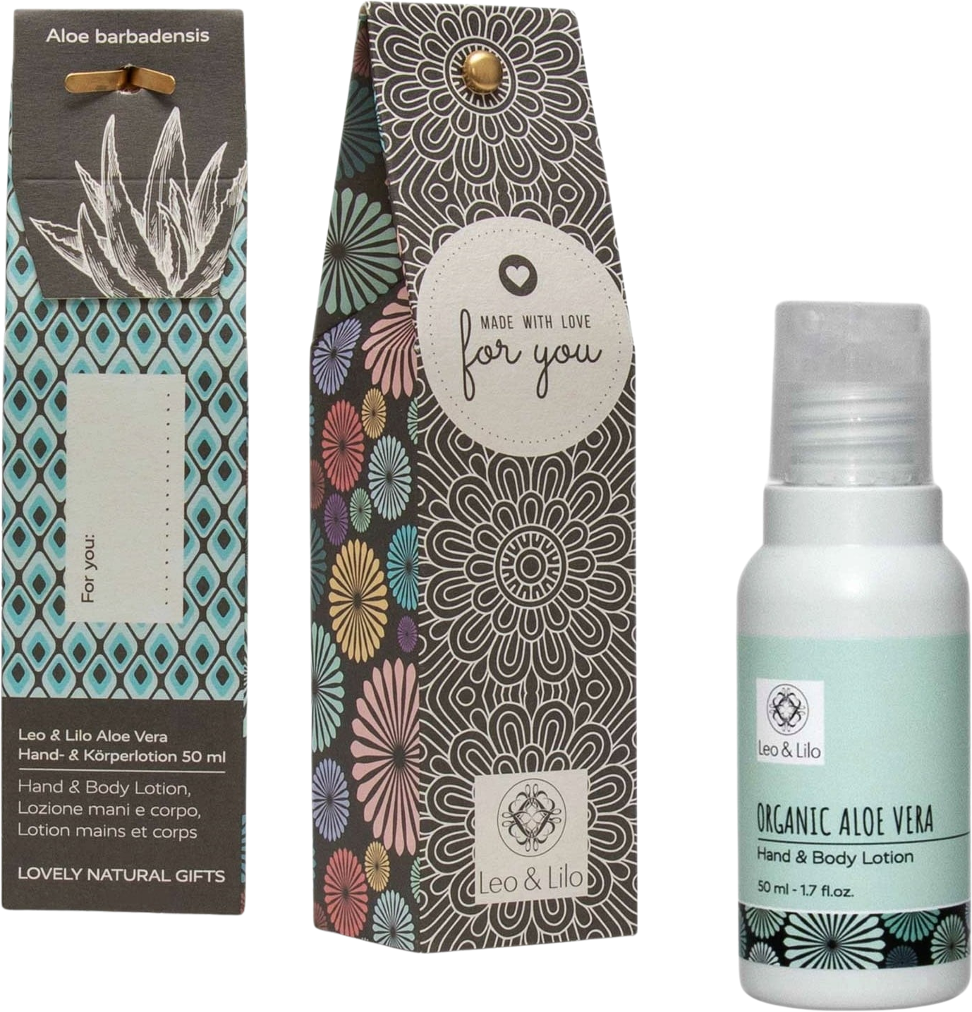 Leo & Lilo   Kleiner Gruß mit Aloe Vera Hand & Body Lotion, For you (50 ml)