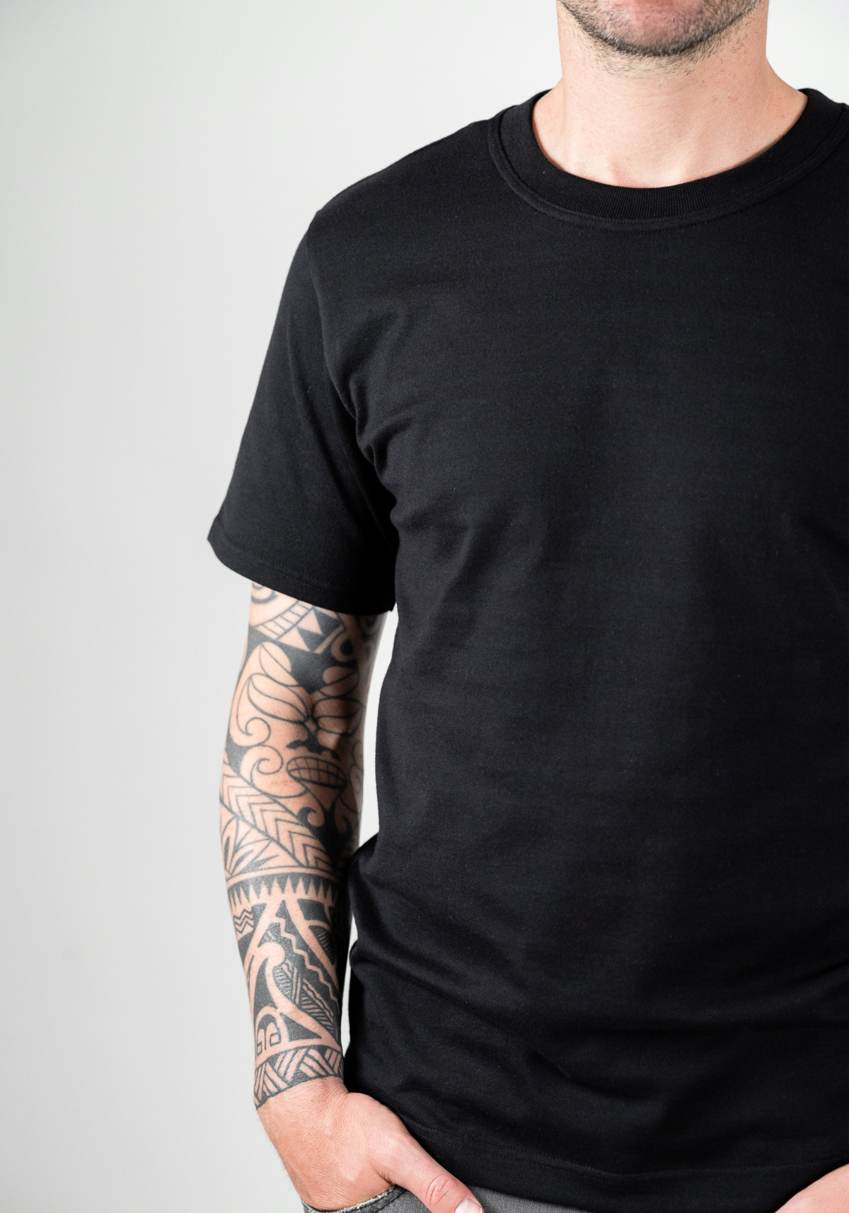 WE ARE ZRCL Herren-T-Shirt Basic Swiss Edition Black