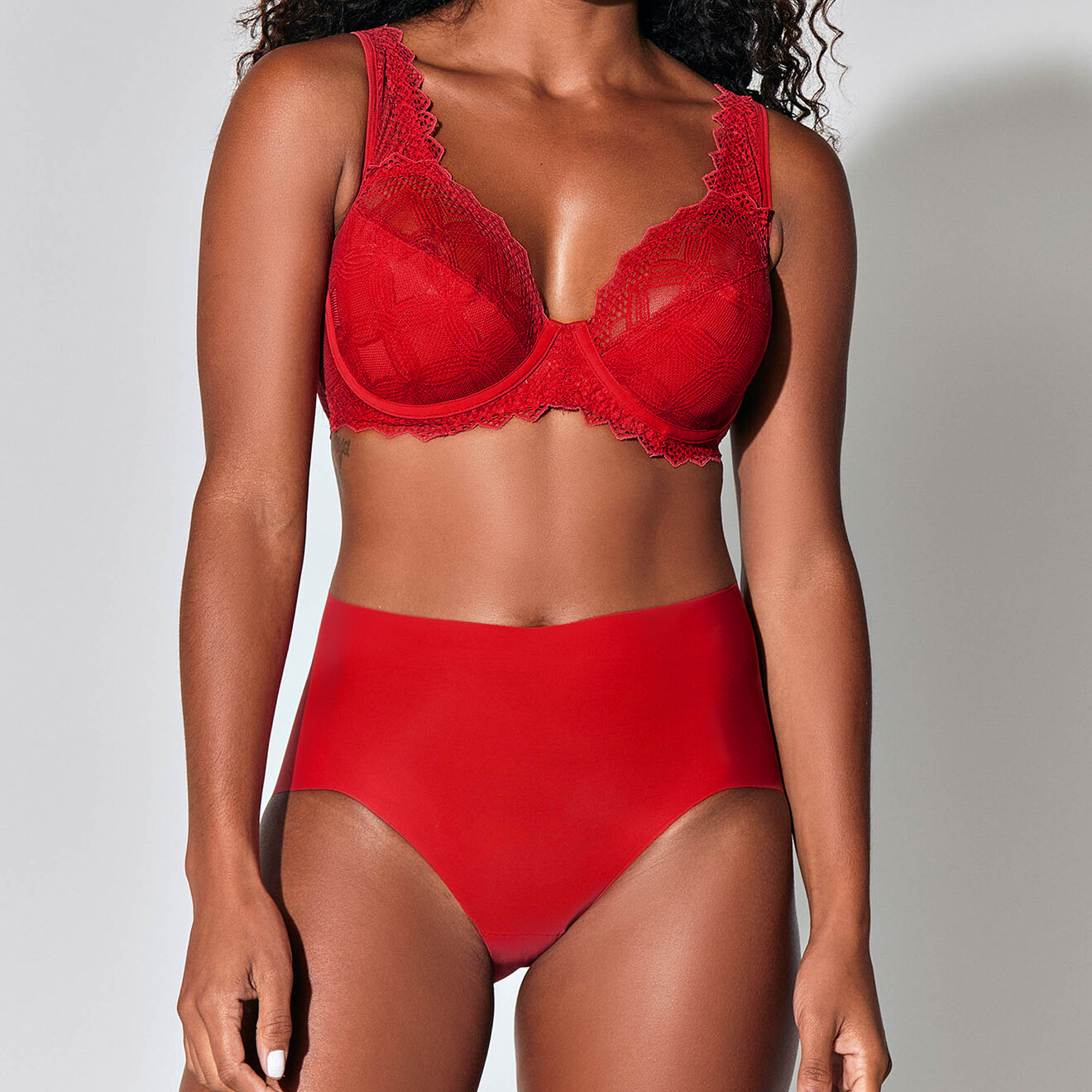 Liz Soutien-gorge Minimiseur Dentelle rose