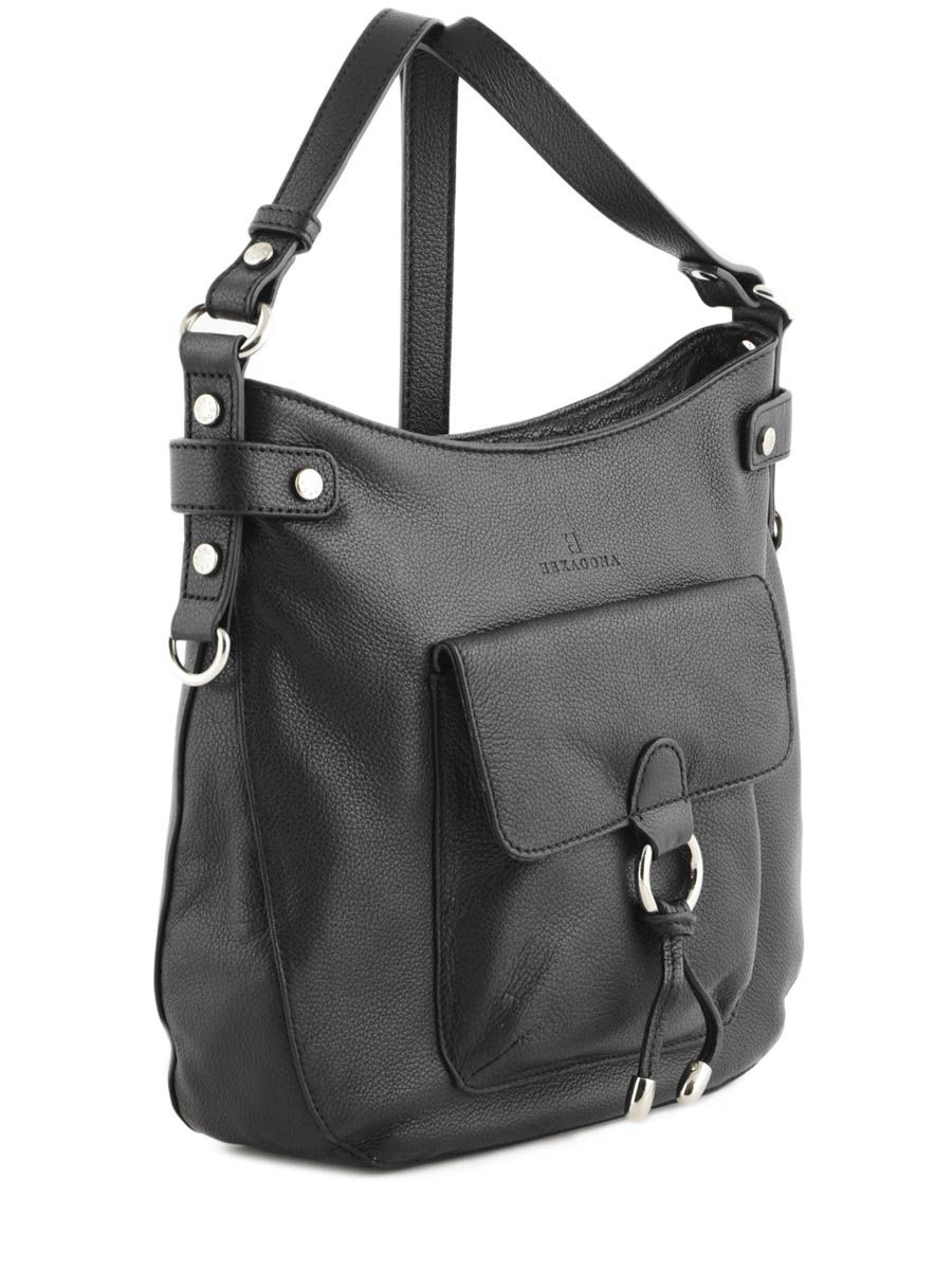 Sac bandoulire Confort cuir HEXAGONA