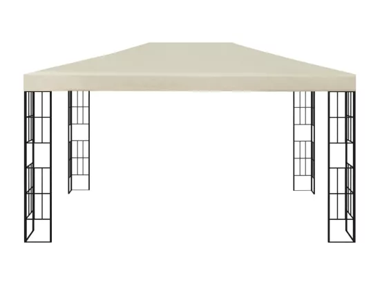 Tonnelle 3x4 m Crème