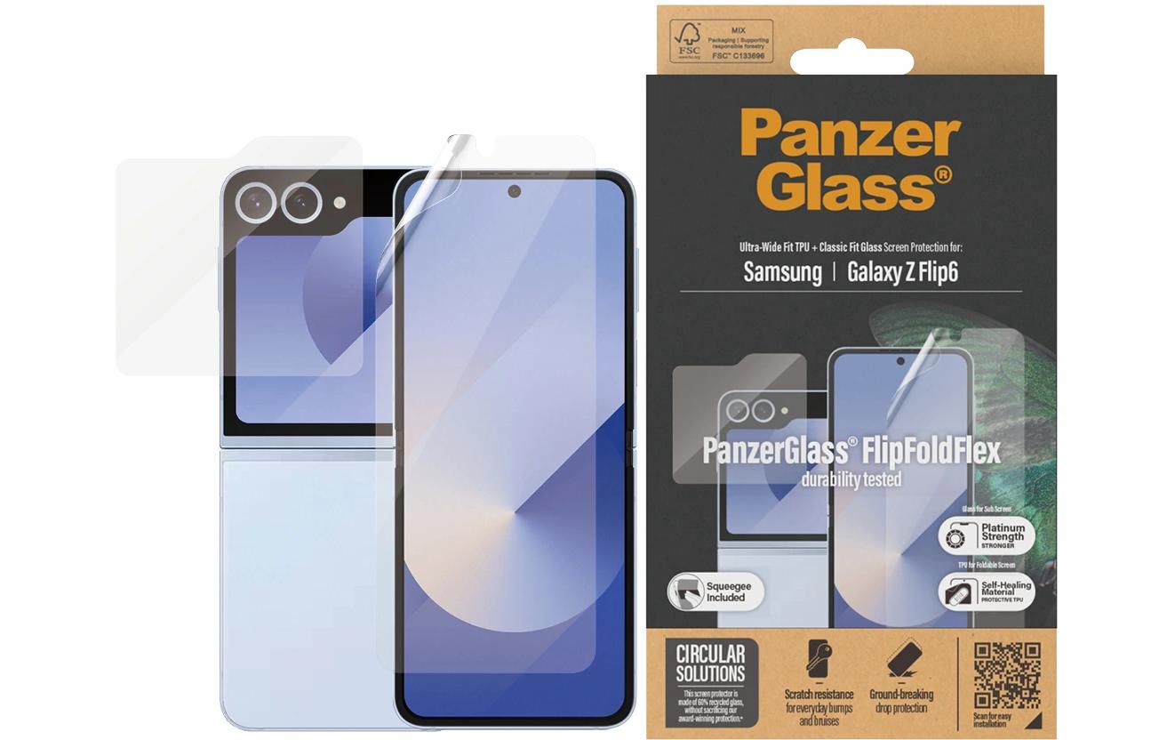 Displayschutz Duo-Pack Galaxy Z Flip6Duo-Pack-Display-Schutzfolie für das Samsung Galaxy Z Flip6