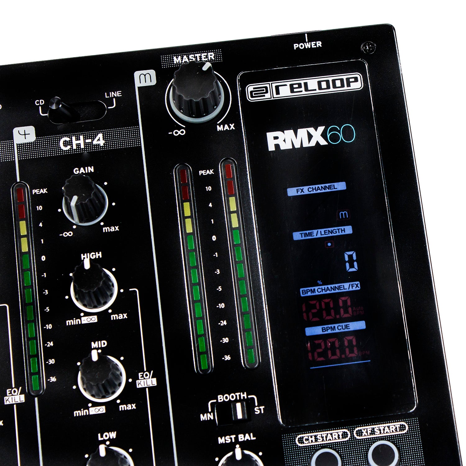 Reloop RMX-60 vierkanaals DJ mixer