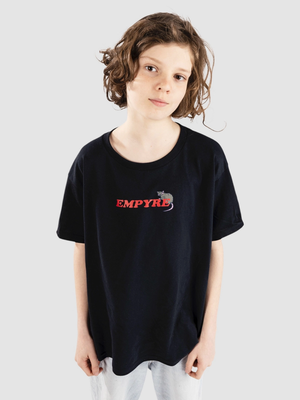 Empyre Pizza Rat Kids T-Shirt black